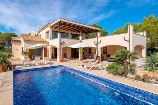 Villa con vistas al mar en Cala Santanyi