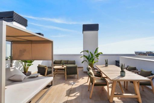 Terraza en la azotea