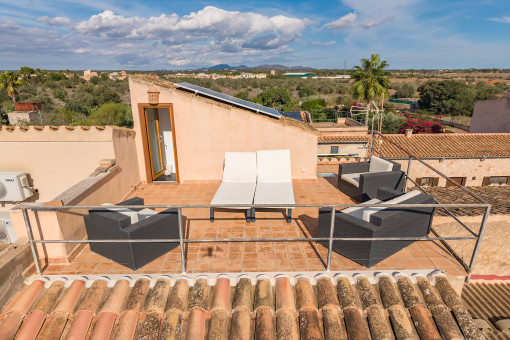 Terraza en la azotea con impresionantes vistas panorámicas